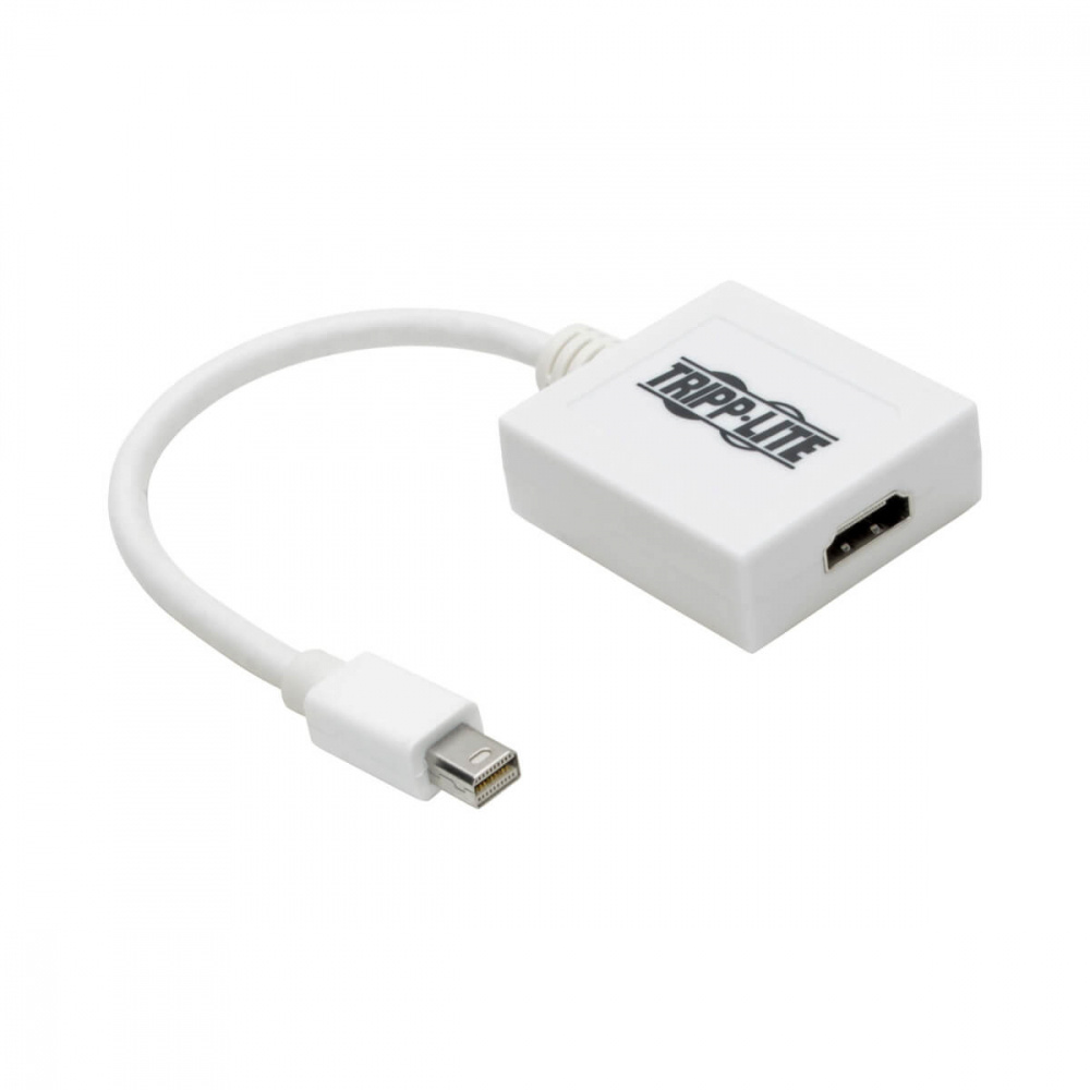 Tripp Lite by Eaton Cable Adaptador Mini DisplayPort Macho - HDMI Hembra, 15cm, Blanco