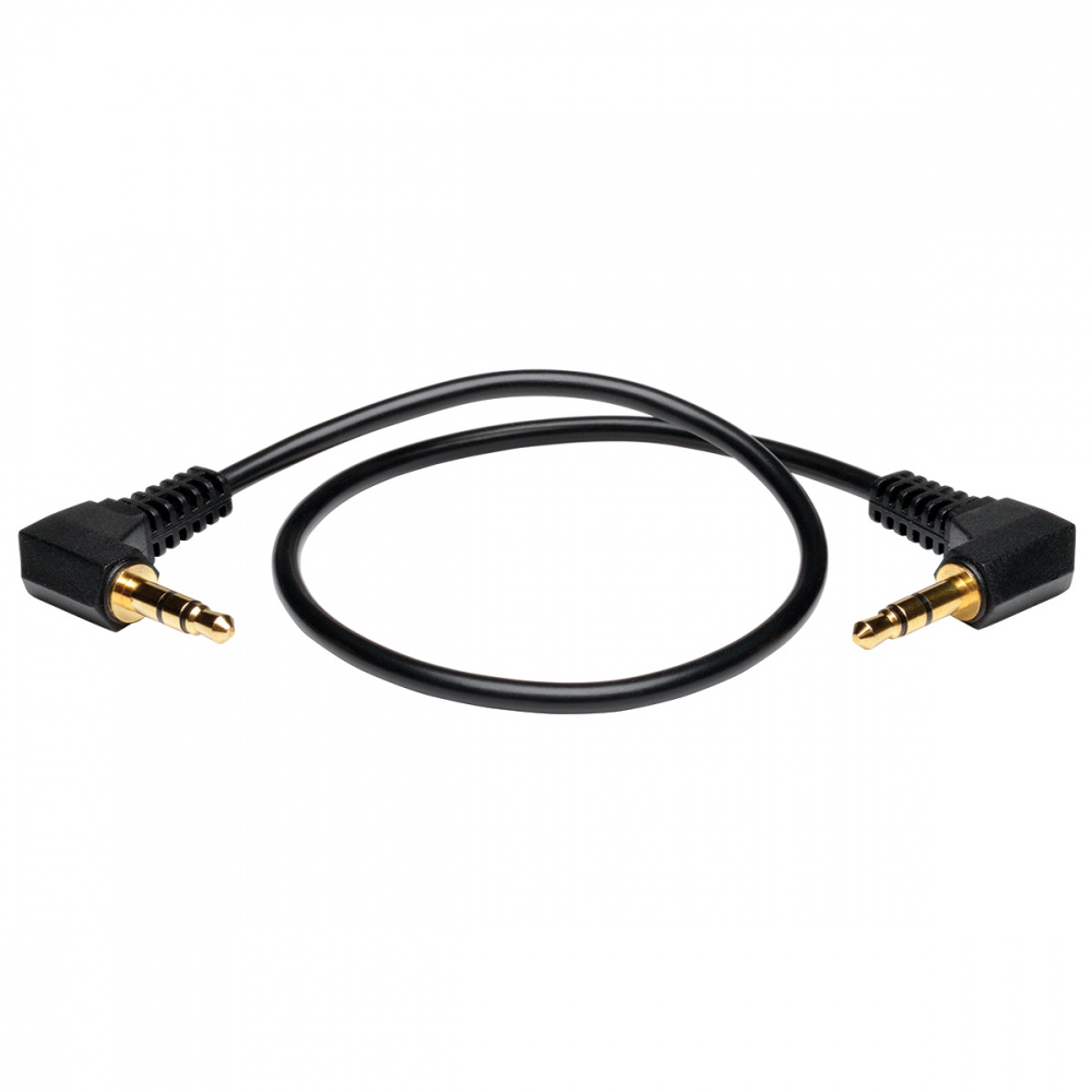 Tripp Lite by Eaton Cable Auxiliar 3.5mm Macho - Macho, 30cm, Negro