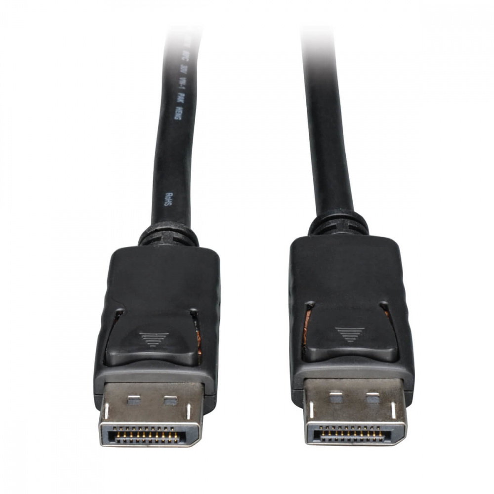 Tripp Lite by Eaton Cable DisplayPort 1.2 Macho - DisplayPort 1.2 Macho, 4K, 60Hz, 4.57 Metros, Negro