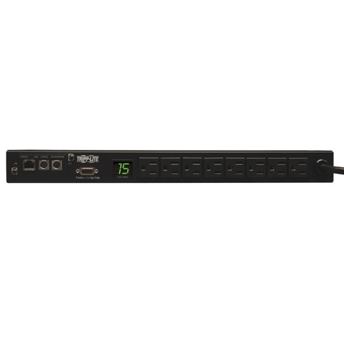 Tripp Lite by Eaton PDU Monitoreable Monofásico, 1.4kW, 120V, 8 Tomacorrientes, 3.66 Metros, para Instalación 1U en Rack
