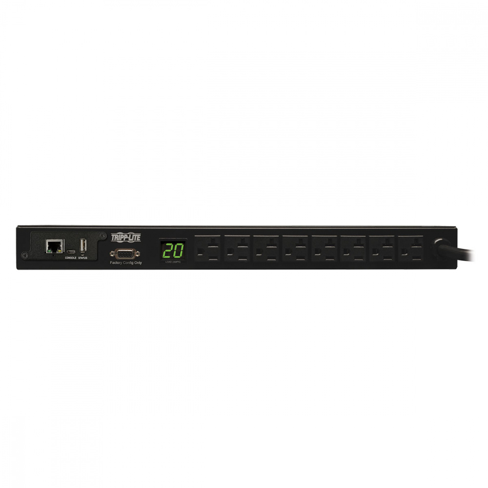 Tripp Lite by Eaton PDU para Rack 1U PDUMNH20, 20A, 100 - 127V, 8 Salidas