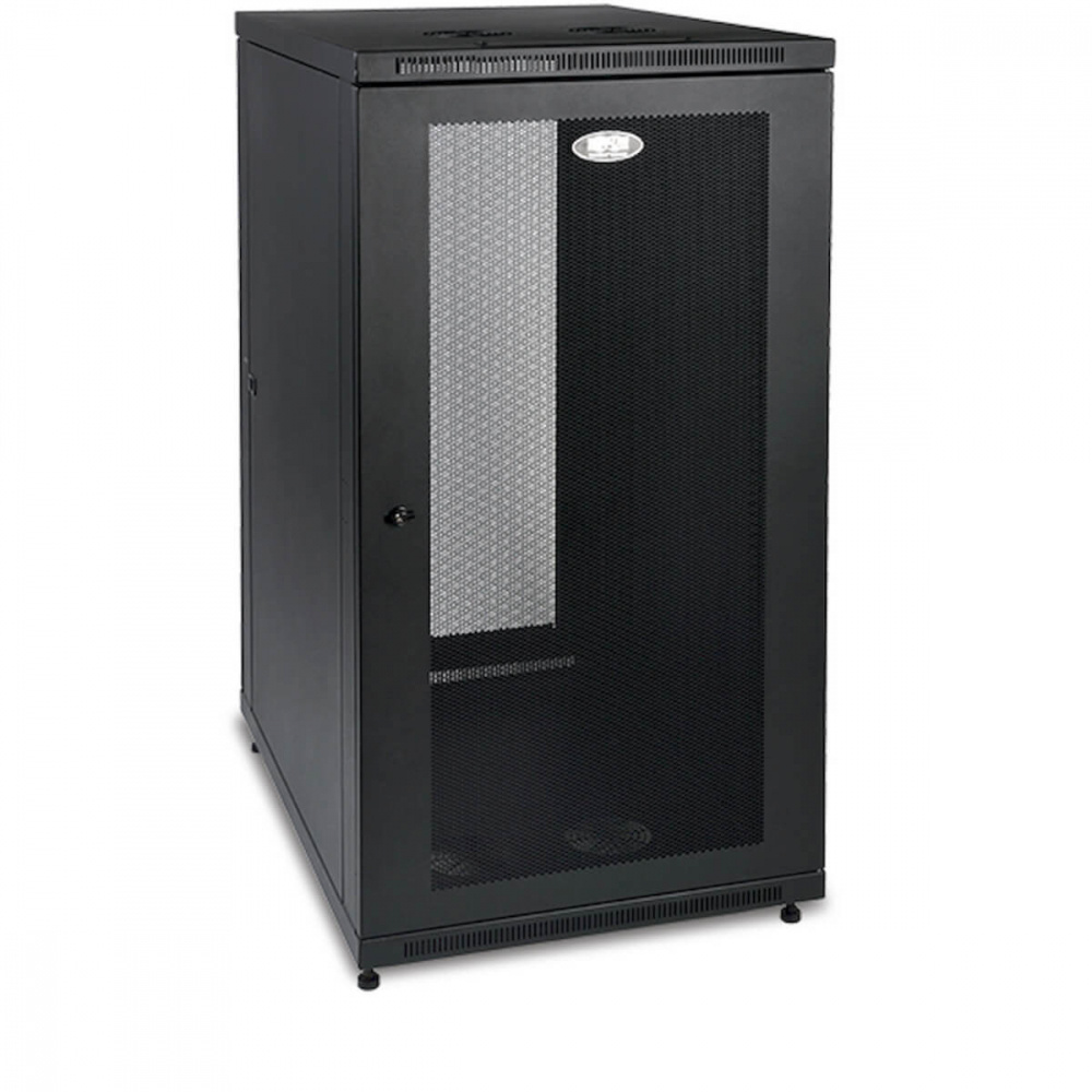 Tripp Lite by Eaton Gabinete de Rack 24U, max. 453.6KGs, para Instalación Vertical en Rack - con Rieles Delanteros y Traseros Ajustables