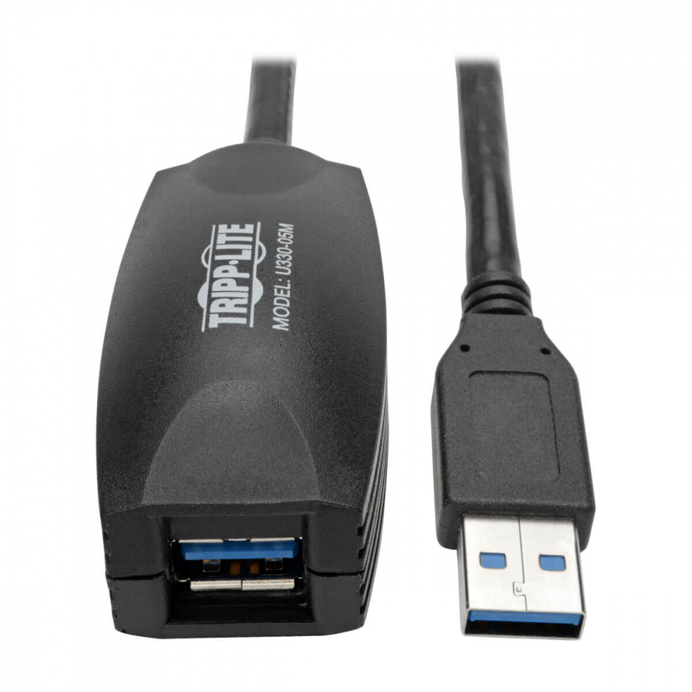 Tripp Lite by Eaton Cable USB-A Macho - USB-A Hembra, 4.8 Metros 