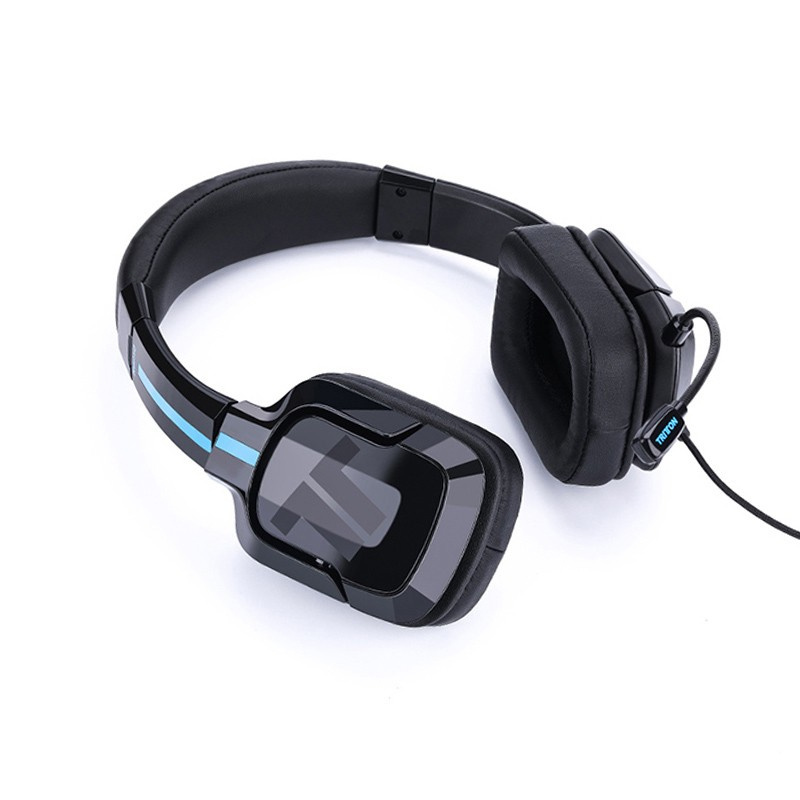 Tritton Audífonos Gamer Kama para PS4, Alámbrico, 3.5mm, Negro/Azul