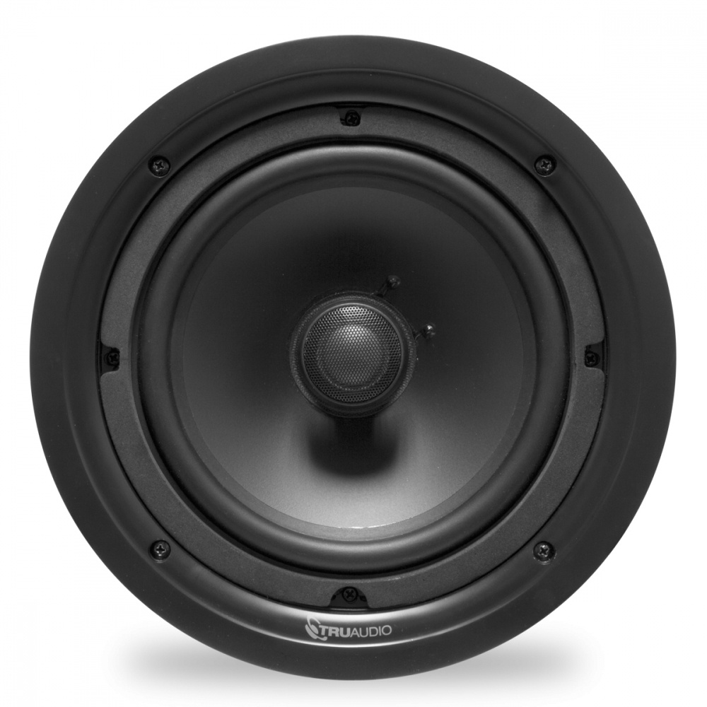 TruAudio Bocina de Techo PP-6, Alámbrico, 90W RMS, Negro/Blanco