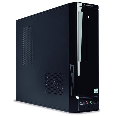 Gabinete True Basix TB-05002, Torre, Micro-ATX/Mini-ATX/Mini-ITX, USB 2.0, con Fuente de 450W, Negro