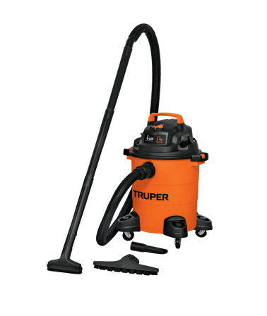 Truper Aspiradora ASP-06, 2000W, 23 Litros, Naranja/Negro