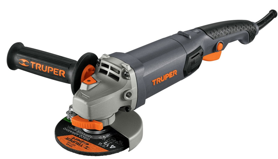 Truper Esmeriladora Angular Industrial ESMA-4590N, 950W, 4.5", Negro/Gris