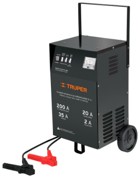 Truper Cargador de Baterías CARBA-200, 12V, 200A