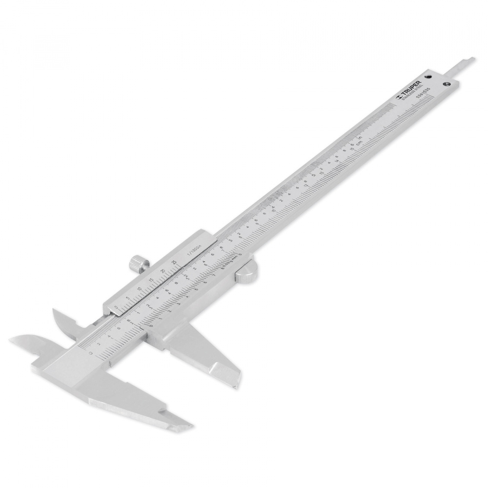 Truper Calibrador Vernier Analógico 14394, 6", Acero Inoxidable