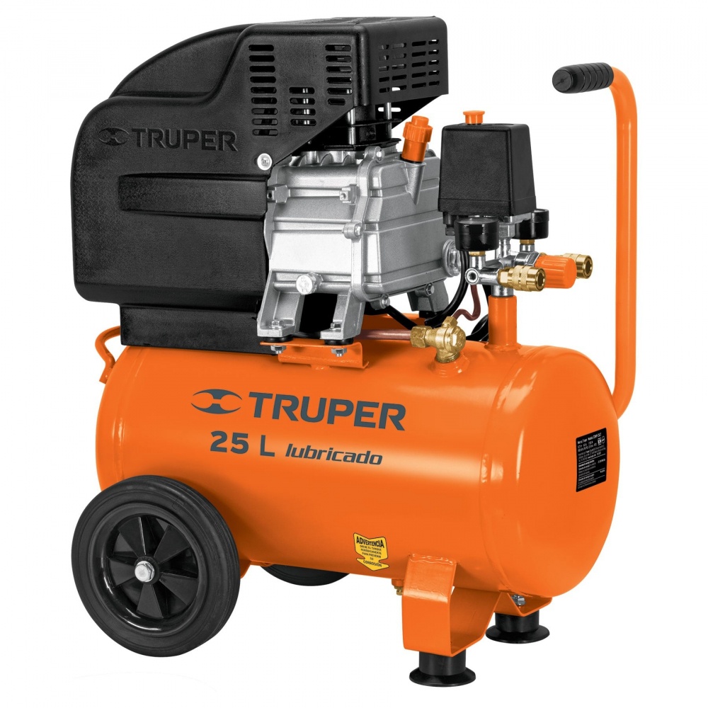 Truper Compresor de Aire Horizontal COMP-25LT, 25L, 3HP, 127V