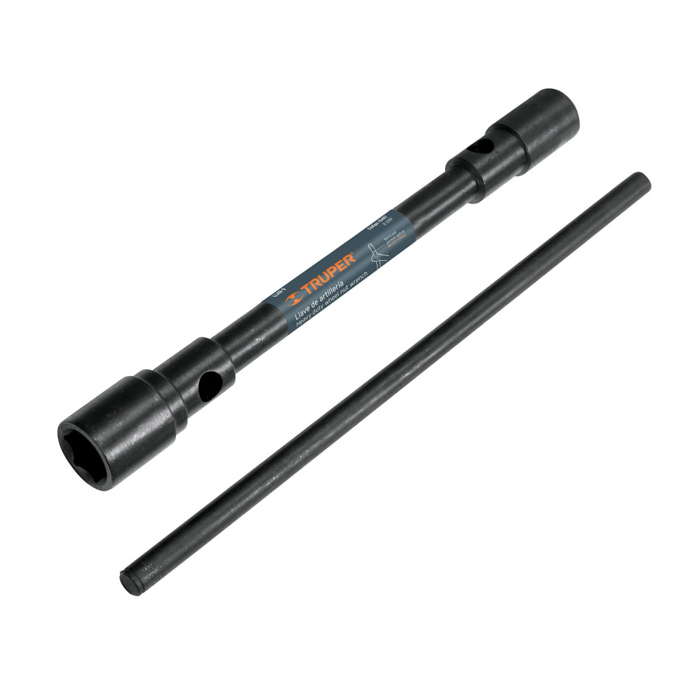 Truper Llave de Artillería LLAR-9, 1 1/16" x 1 1/4", Negro