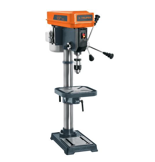 Truper Taladro de Piso TAPI-13, Alámbrico, 13", 560W, Negro/Naranja