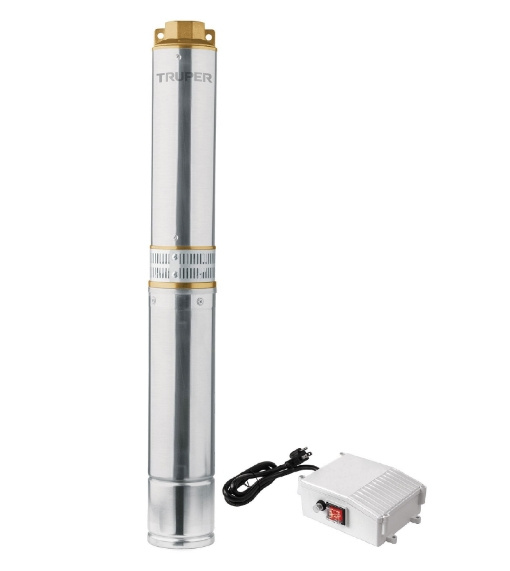 Truper Bomba Sumergible BOS-1LM2, 9600L/h, 1HP, Acero Inoxidable