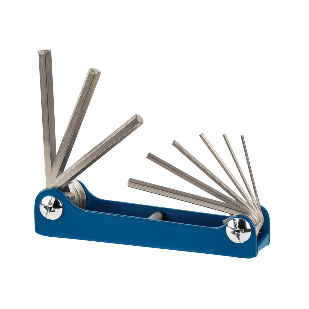 Truper Juego de Llaves Allen ALL-9M, 9 Llaves, Azul/Plata