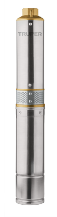 Truper Bomba de Agua Sumergible 102974, 7800L/h, 0.5HP