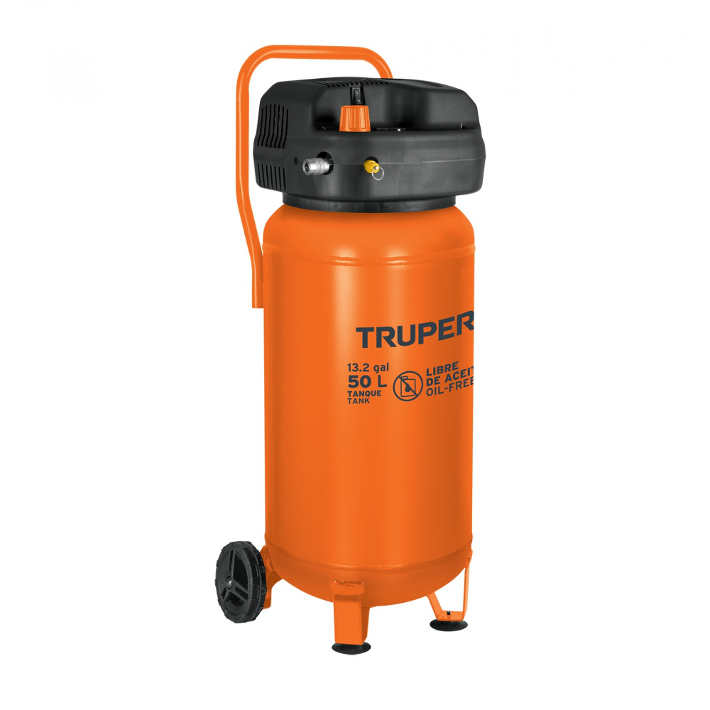 Truper Compresor de Aire Vertical COMP-50S, 50L, 145psi, 2HP, 127V