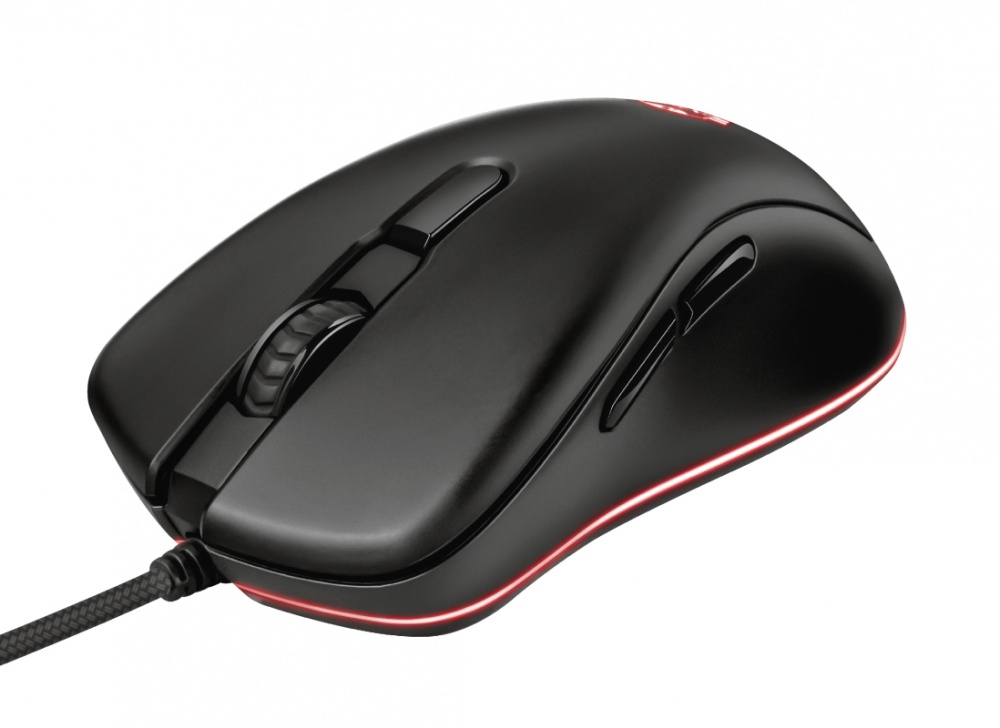 Mouse Gamer Trust GXT 930 Jacx, Alámbrico, Óptico, 6.400DPI, USB-A, Negro