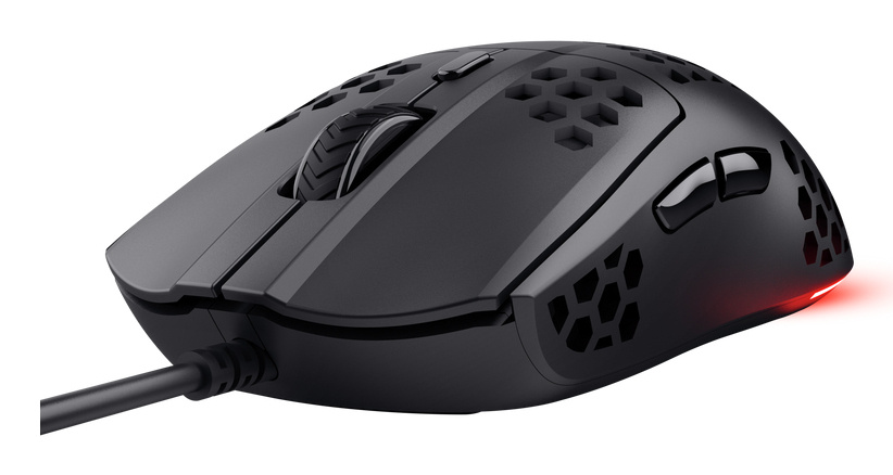 Mouse Gamer Trust GXT928 Helox, Alámbrico, Óptico, 6.400DPI, USB-A, Negro