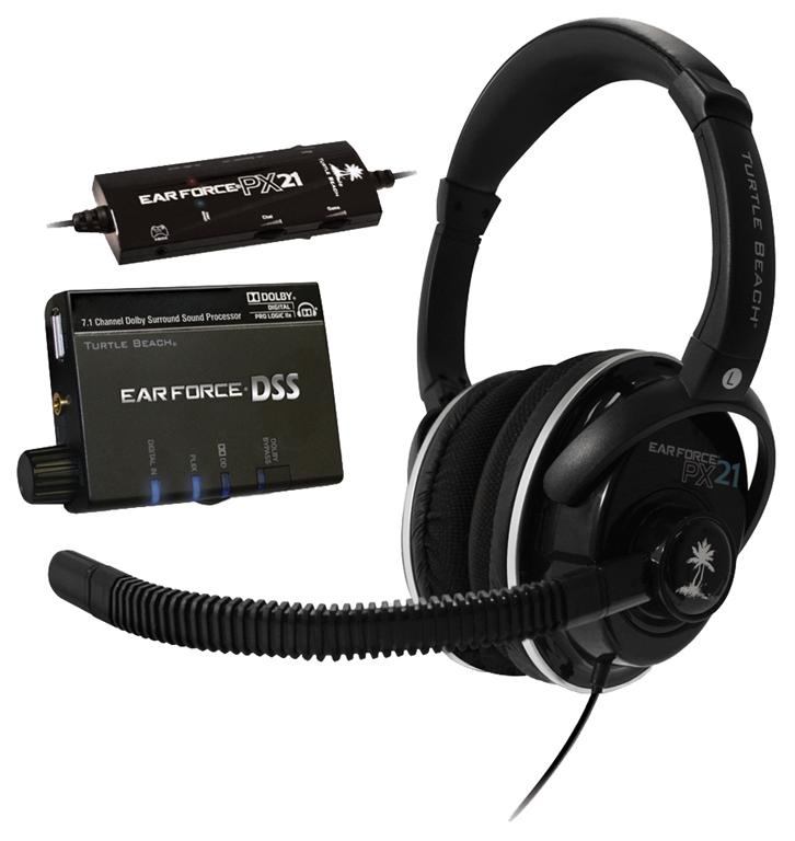 Turtle Beach Audífonos Gamer Ear Force DPX21, Alámbrico, 4.9 Metros