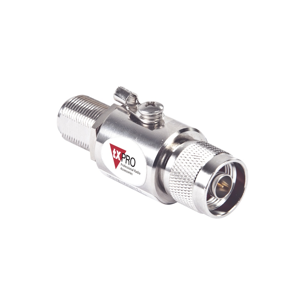 txPRO Protector de Línea Coaxial, Clase N Macho - Hembra, 0 - 2500 MHz, Metal