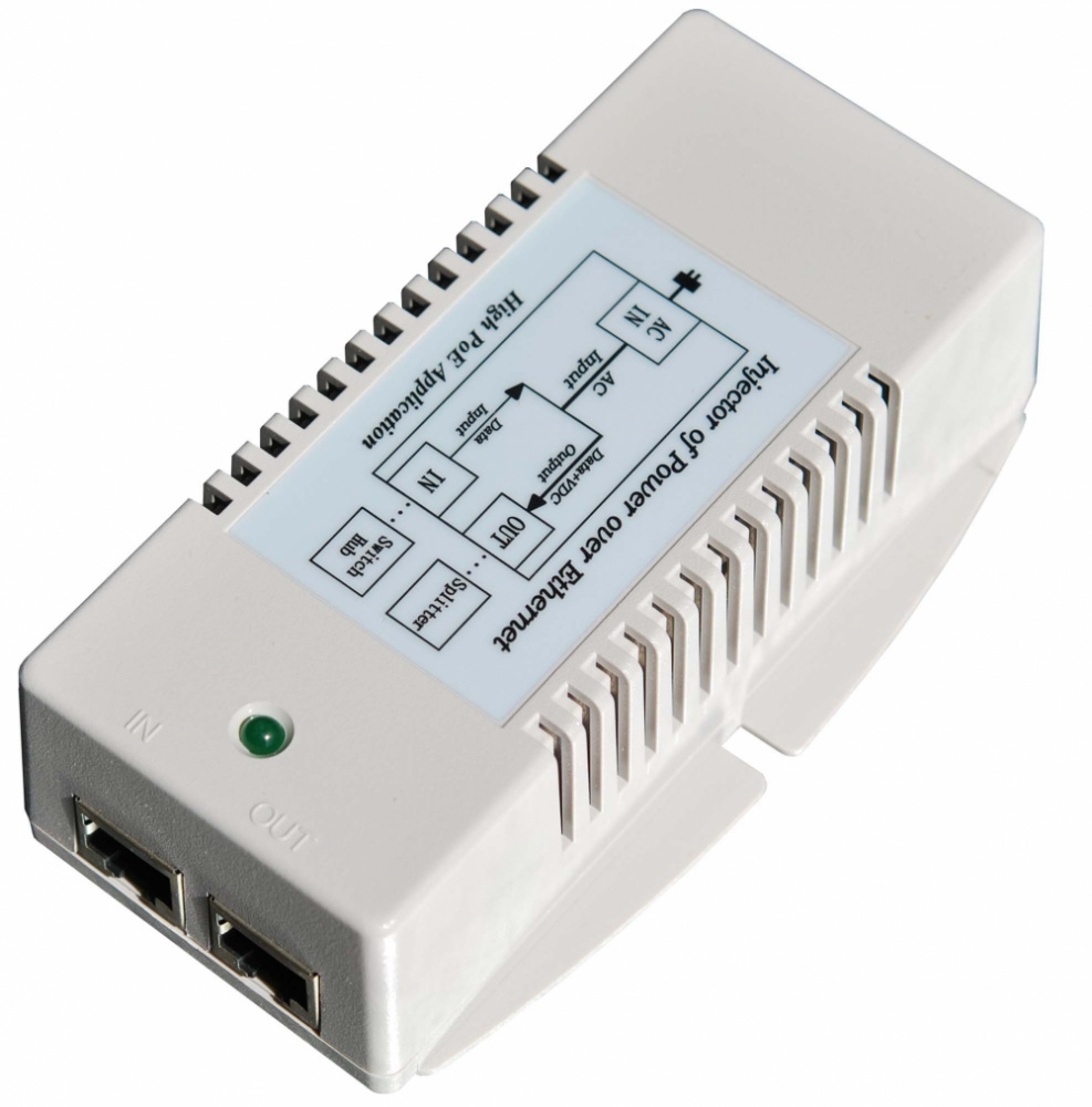 Tycon Systems Adaptador e Inyector de PoE TP-POE-HP-48G, 10/100/1000 ...