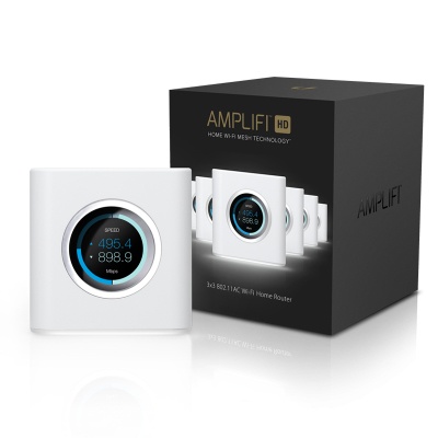 Router Ubiquiti Networks con Sistema de Red Wi-Fi en Malla AmpliFI HD, 1750 Mbit/s, 4x RJ-45