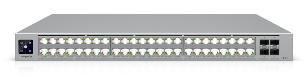 Switch Ubiquiti Networks UniFi ECS-48-PoE, 48 Puertos 10G Ethernet 100/1000/10000 48 x PoE+ 240W 48 x PoE+ 240W, 4 Puertos SFP, 960 Gbit/s, 128000 entradas, Administrado