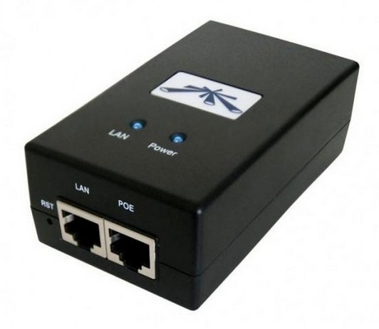 Ubiquiti Networks Adaptador PoE POE-24-12W, 2x RJ-45, 24V