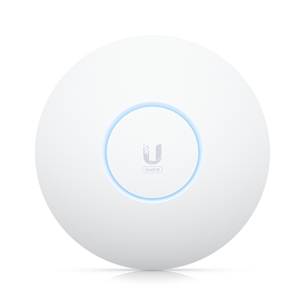 Access Point Ubiquiti Networks de Banda Triple U6-Enterprise, 4800 Gbit/s, 1x RJ-45, 2.4/5/6GHz, Antena de 6dBi - no incluye Adaptador PoE