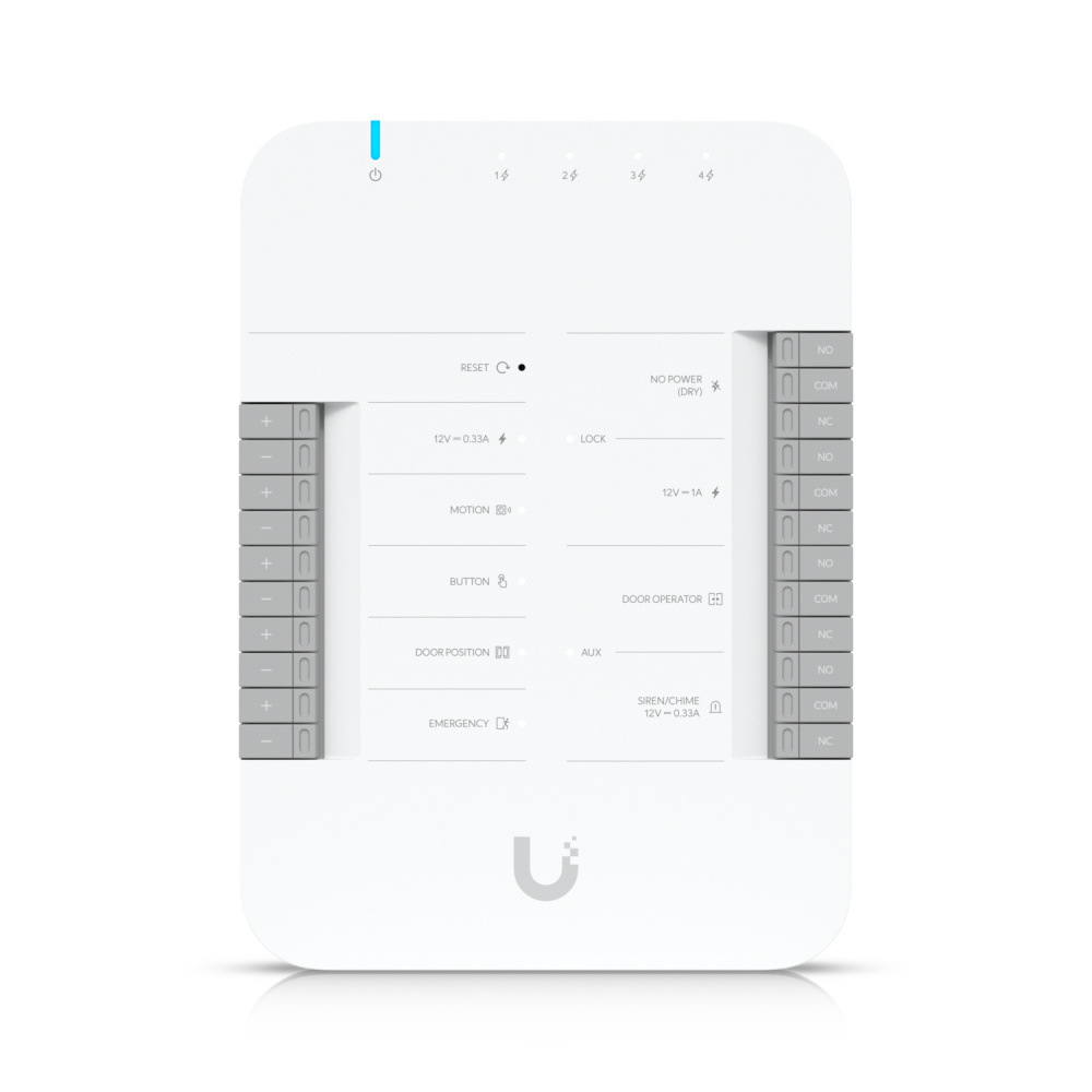 Ubiquiti Networks Panel de Control de Acceso UA-HUB-DOOR, PoE++, 4 Entradas Adicionales