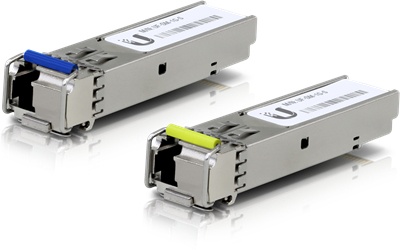 Ubiquiti Networks SFP Módulo Transceptor UF-SM-1G-S, 3km, 1250 Mbit/s - 2 Piezas