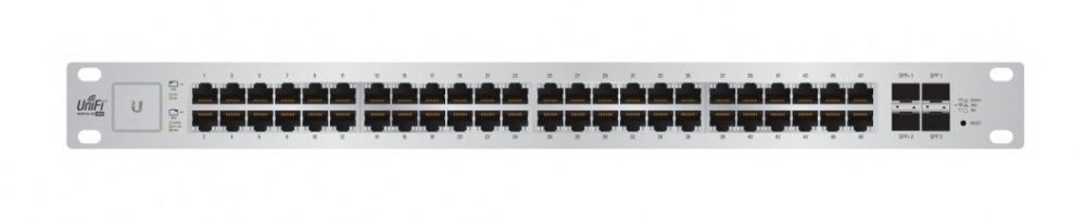 Switch Ubiquiti Networks Gigabit Ethernet UniFi, 48 Puertos 10/100/1000Mbps + 2 Puertos SFP + 2 Puertos SFP+, 140 Gbit/s - Administrable