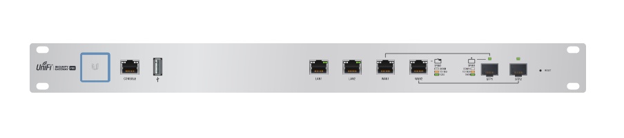 Router Ubiquiti Networks Gigabit Ethernet con Firewall Unifi Security Gateway Pro, Alámbrico, 5x RJ-45