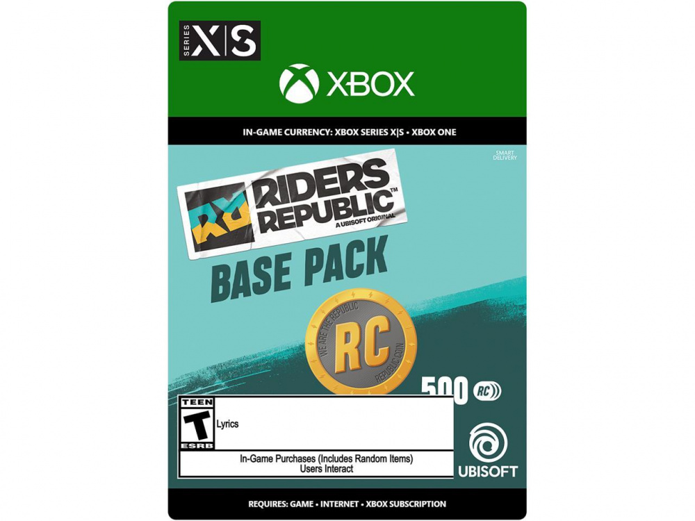 Riders Republic Coins Base Pack, 500 Créditos, Xbox Series X/S ― Producto Digital Descargable