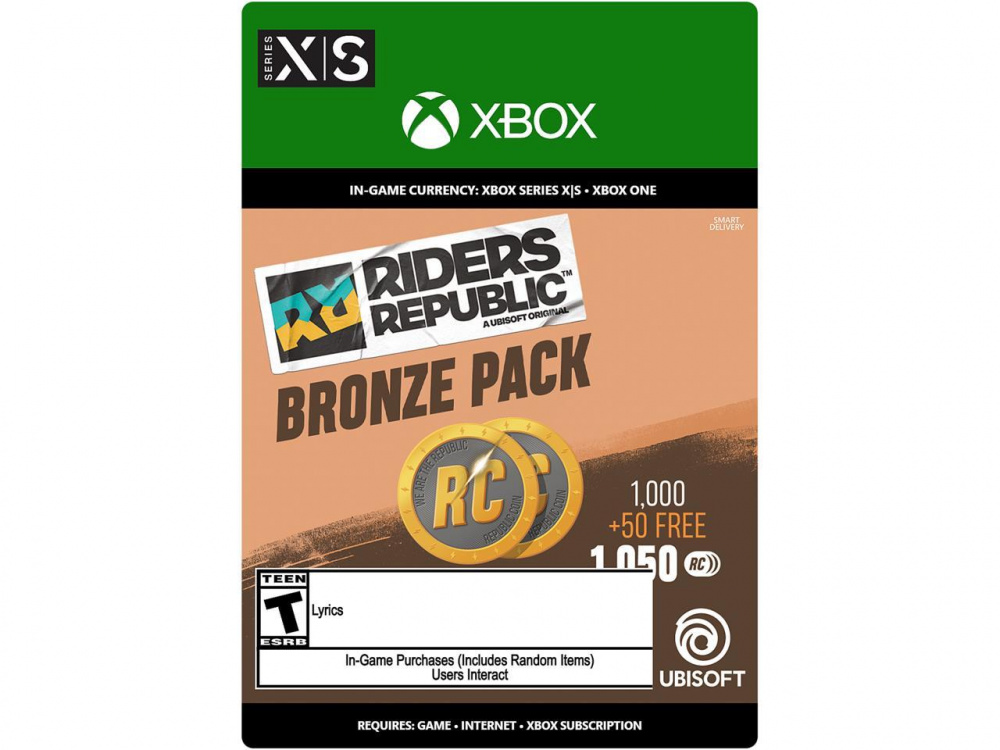 Riders Republic Coins Bronze Pack, 1050 Créditos, Xbox Series X/S ― Producto Digital Descargable