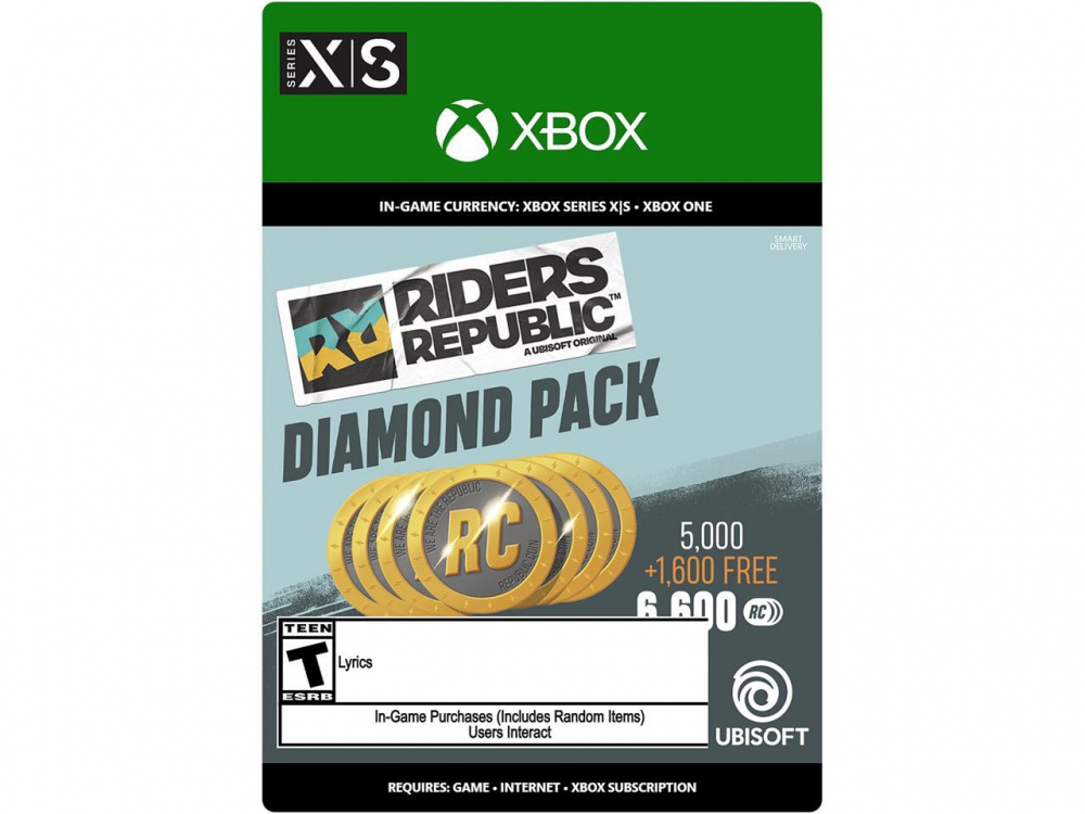 Riders Republic Coins Diamond Pack, 6600 Créditos, Xbox Series X/S ― Producto Digital Descargable