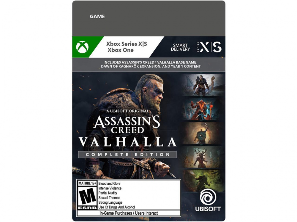 Assassin's Creed Valhalla Edición Complete, Xbox Series X/S/Xbox One ― Producto Digital Descargable