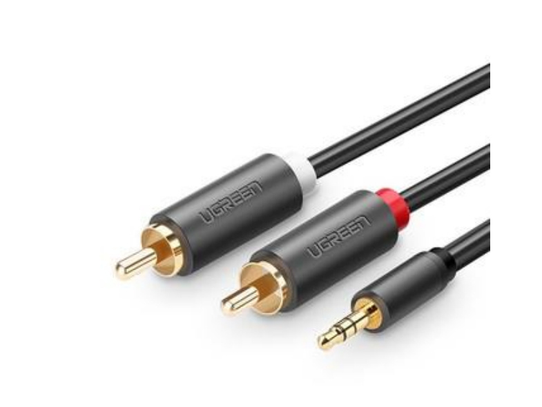 Ugreen Cable AUX 2 x RCA Macho - 3.5mm Macho, 3 Metros