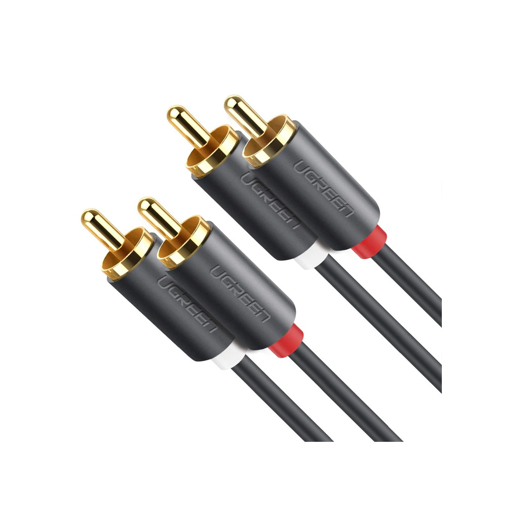 Ugreen Cable 2 x RCA Macho - 2 x RCA Macho, 3 Metros
