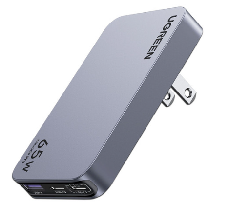 Ugreen Cargador de Pared Nexode Pro Ultra Slim, 65W, 20V, 1 x USB-A 2 x USB-C 