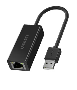 Ugreen Adaptador de Red USB 20254, Alámbrico, 100 Mbit/s