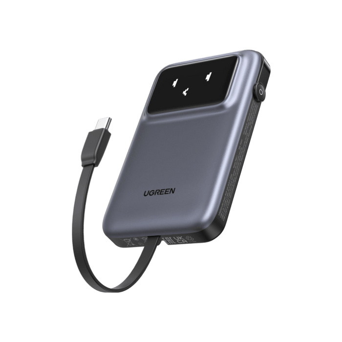 Cargador Portátil Ugreen Power Bank 35603B, 10.000mAh, Negro