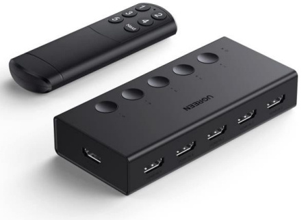 Ugreen Selector HDMI, 1 x HDMI Entrada, 5x HDMI Salida