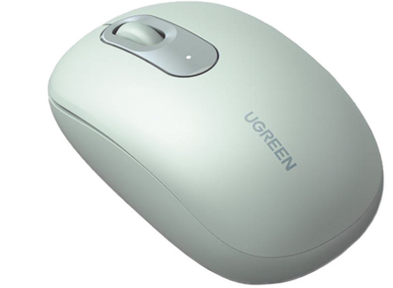 Mouse Ergonómico Ugreen 90672, Inalámbrico, Óptico, 2.400DPI, RF Inalámbrico, Verde