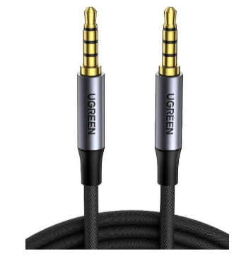 Ugreen Cable AUX 3.5mm Macho - 3.5mm Macho, 5 Metros, Negro