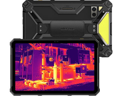 Tablet Ulefone Armor Pad 4 Ultra Thermal 5G 10.4" 1200x1200, 256GB, 8GB RAM, Android 14, Negro