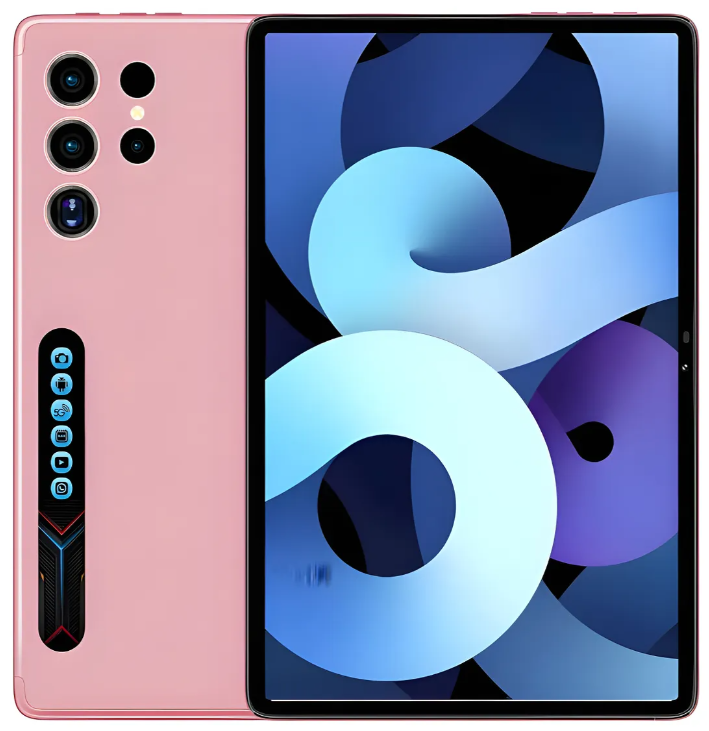 Tablet UMIIO S25 Ultra 10.1" 1366x768 HD, 128GB, 12GB RAM, Android 13, Rosa