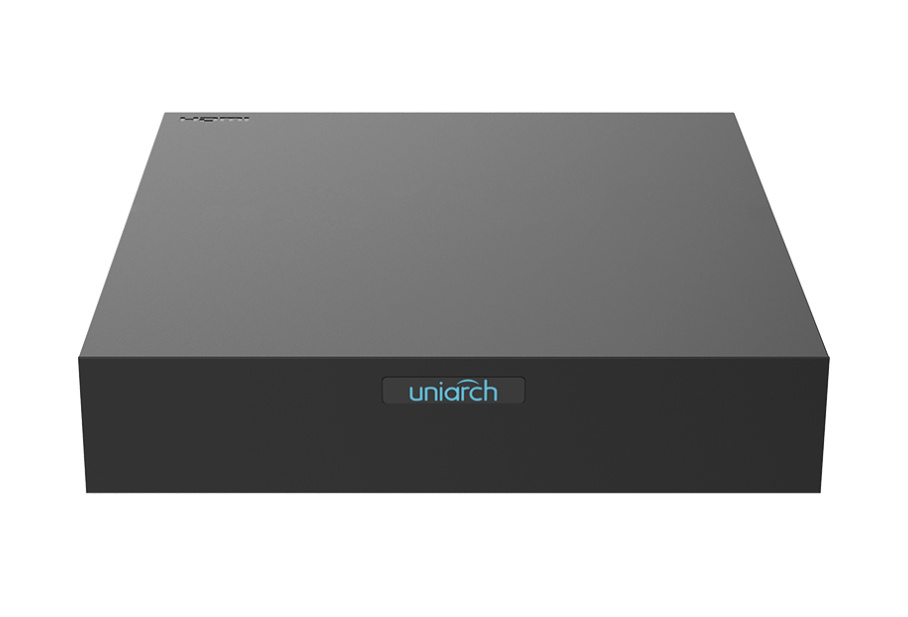Uniarch NVR de 4 Canales 104S3-P4-ECO para 1 Discos Duros, máx. 6TB, 2 x USB 2.0, 1 x RJ-45