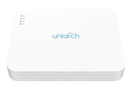 Uniarch NVR de 8 Canales NVR-108LS-P8 para 1 Disco Duro, máx. 10TB, 2x USB 2.0, 1x RJ-45